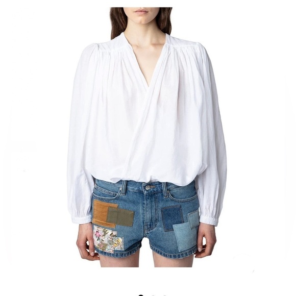 NEW ZADIG & VOLTAIRE TENEW TOMBOY SHIRT - Picture 1 of 8